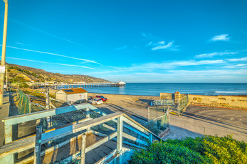 Surfrider beach in Malibu