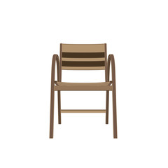 Chair wooden vector isolated furniture illustration vintage design elegance brown classic