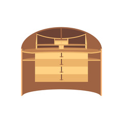 Table vector wooden wood desk background illustration design office flat