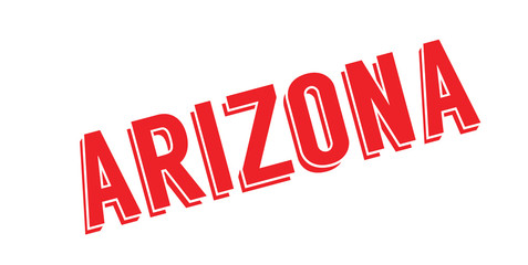 Arizona rubber stamp. Grunge design with dust scratches. Effects can be easily removed for a clean, crisp look. Color is easily changed.