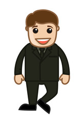 Funny Cartoon Businessman