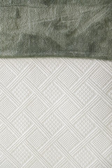 Fototapeta premium Cotton bed quilt for winter