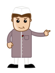 Funny Political Leader Character