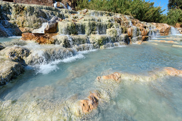 Fototapeta premium Natural spa Saturnia thermal baths, Italy
