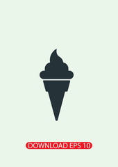 İce-cream icon, Vector