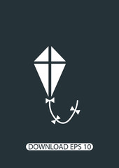 Kite icon, Vector