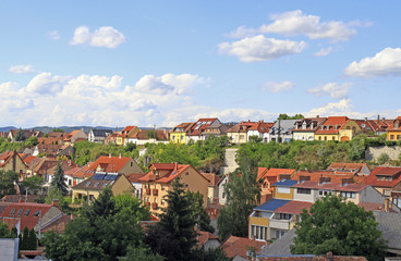 Obraz premium the cityscape of hungarian city Eger