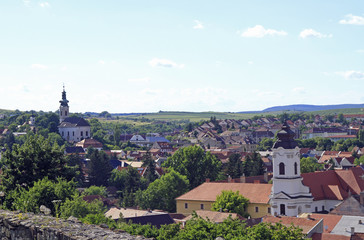 Obraz premium the cityscape of hungarian city Eger