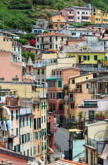 Fototapeta na wymiar Summer Riomaggiore, Cinque Terre