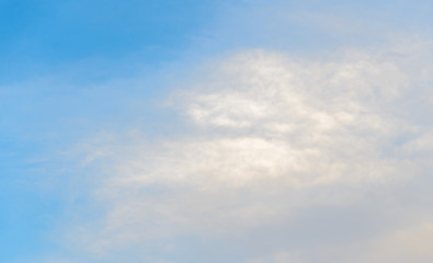 clouds on blue sky, background