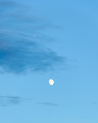 clouds on blue sky, background