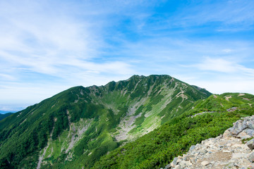 仙丈ヶ岳　大仙丈沢カール