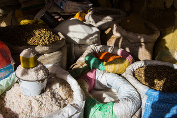 Spice market in Adigrat Ethiopia