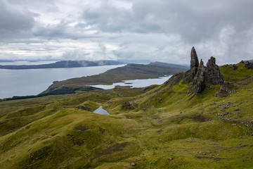 Old Man of Storr on the Isle of Skye in Scotland