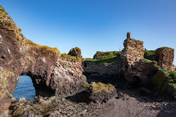 Dunbar Castle is the remnants of one of the strongest fortresses in Scotland.