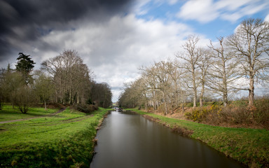 Fototapeta na wymiar Canal in Brittany