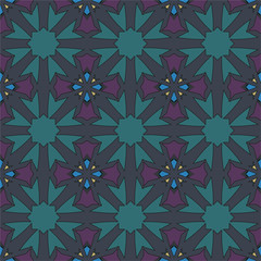 Pattern seamless texture vector background abstract geometric design.Modern fabric graphic textile white line backdrop decoration illustration.Print ornament black decor retro tile repeat element art.