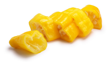 Chopped Aji Lemon Drop chile, c.baccatum, paths