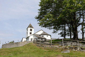 San Martino church in Calonico on Leventina valley