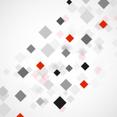 Abstract background with colorful squares. Modern vector design