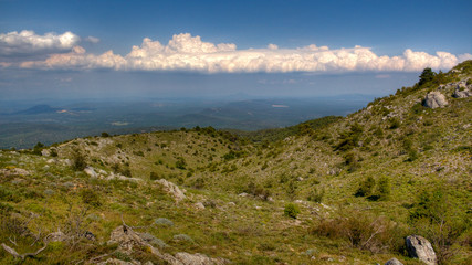 the Sainte-Victoire mountain, near Aix-en-Provence, which inspired the painter Paul Cezanne
