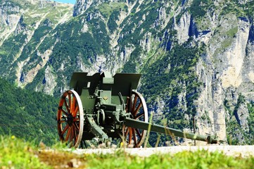 Cannon carriage of the first world war