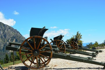Cannon carriage of the first world war