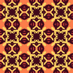 Pattern seamless texture vector background abstract geometric design.Modern fabric graphic textile white line backdrop decoration illustration.Print ornament black decor retro tile repeat element art.