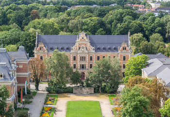 Blick auf das Amtsgericht von Zwickau