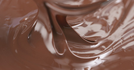 mix milk chocolate with whisk