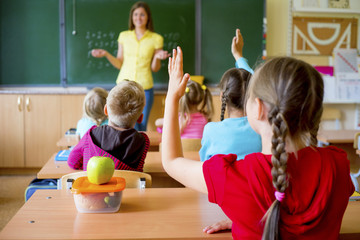 Fototapeta premium Kids in classroom