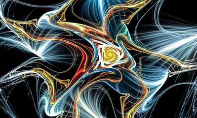 Illustration of cross color lines