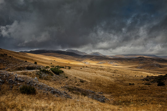 Landscape view of Bistra Mountain, Macedonia