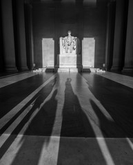 Morning at the Lincoln Memorial