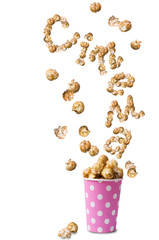 Popcorn with caramel taste