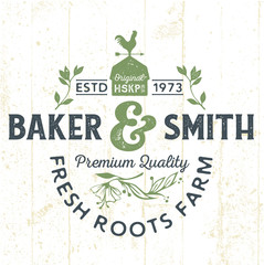 Fresh Roots Farm - Tee Design For Print