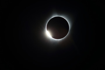 Sun eclipse August 21, 2017 Kimberly Oregon, USA