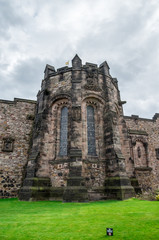 Fototapeta na wymiar A back view of Scottish National War memorial in Edinburgh Castle