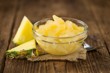 Portion of Preserved Pineapple pieces
