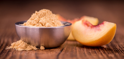 Fresh made Ground Peaches