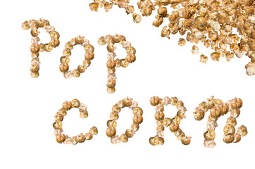 Popcorn with caramel taste