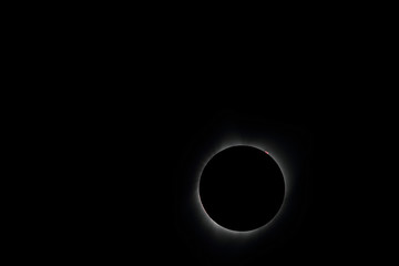 Sun eclipse August 21, 2017 Kimberly Oregon, USA