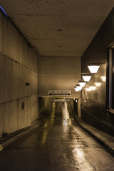 Parking Ramp at Night