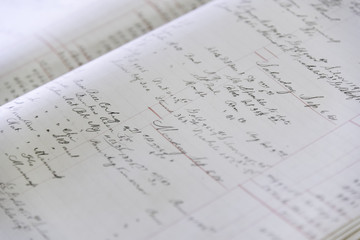 Fototapeta premium Old Writing