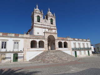 Fototapeta na wymiar Portugal - Nazaré - Eglise Notre Dame
