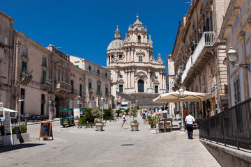 Fototapeta na wymiar Ragusa Ibla, Ragusa Sicily, Italy