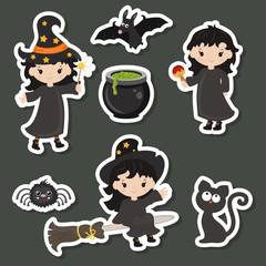 Cute little witch.