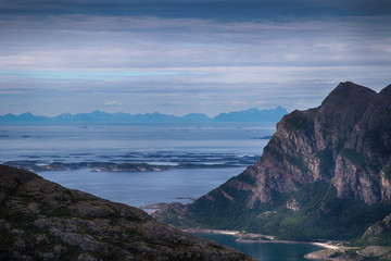 Blick zu den Lofoten