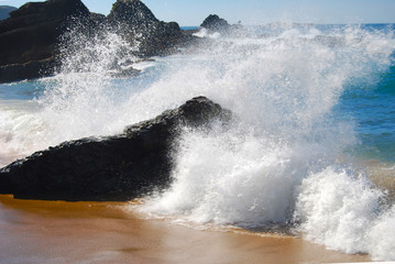 MAR ROCA Y PLAYA