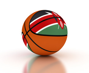 Naklejka premium Kenyan Basketball Team